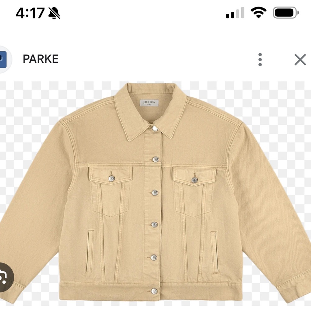 Parke Oversized Denim Jacket